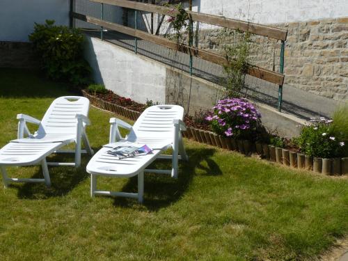 Κήπος έξω από το TRIDILLE 1 - Jardin, Wifi, Bourg et Plage 50m - D6