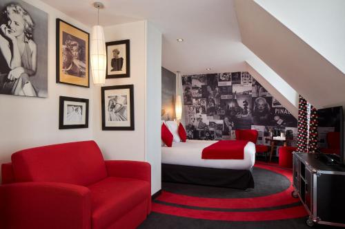 Posezení v ubytování Platine Hotel