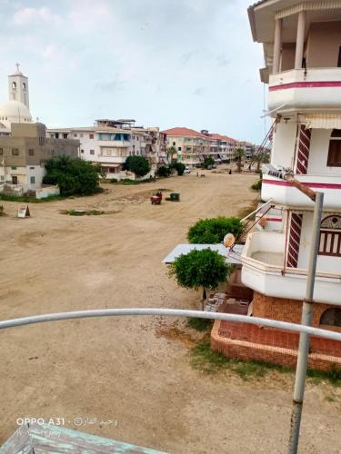 vista dal balcone di un edificio di رأس البر a Ras El Bar