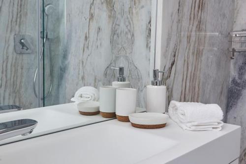 Koupelna v ubytování Porto Ocean flat