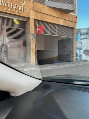 a view of the front windshield of a car at CHIC & COZY appartement très calme in Casablanca
