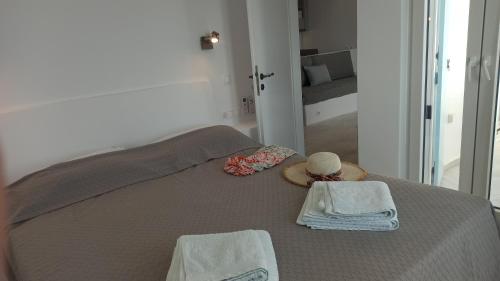 Ένα ή περισσότερα κρεβάτια σε δωμάτιο στο Aegean Dream Apartments 