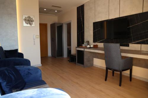 Posezení v ubytování Hotel Lazlakar