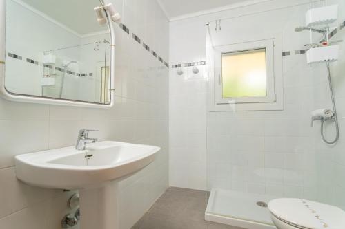 Koupelna v ubytování Casa Aina