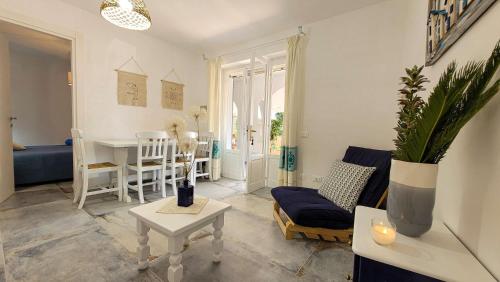 Χώρος καθιστικού στο Il Giardino davanti al Mare