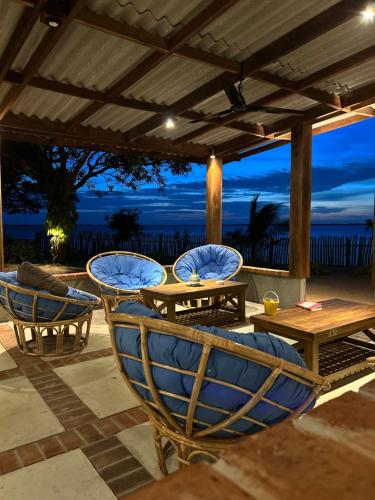 Balkón nebo terasa v ubytování Arasi Resort