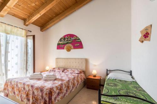 Posteľ alebo postele v izbe v ubytovaní La Collina- Garda Lake
