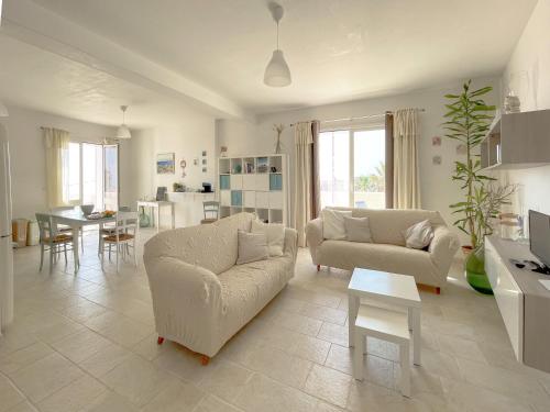 Χώρος καθιστικού στο Villa Nesea Marzamemi