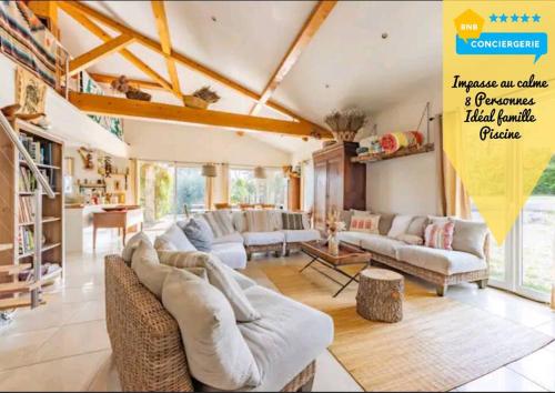 La Quiétude, maison paisible avec piscine