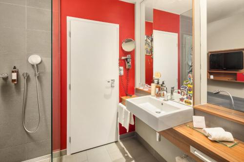 Bilik mandi di Clarion Congress Hotel Bratislava