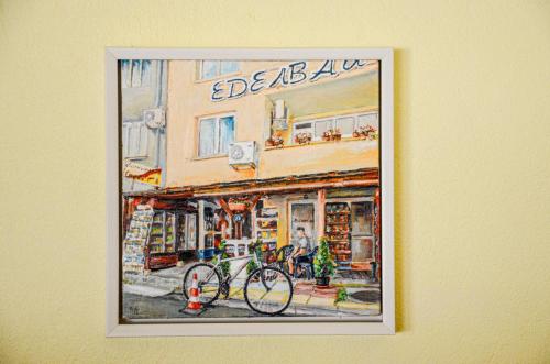 プリモルスコにあるEdelvais Guest Houseの自転車図