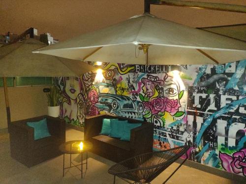 Posezení v ubytování Hotel Brickell