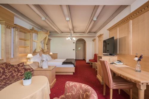 Μια τηλεόραση ή/και κέντρο ψυχαγωγίας στο Hotel Mühlgarten