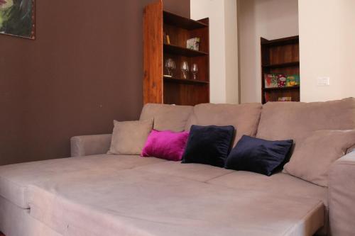 マスカリにあるCasa Granitaのリビングルーム(ソファ、枕2つ付)