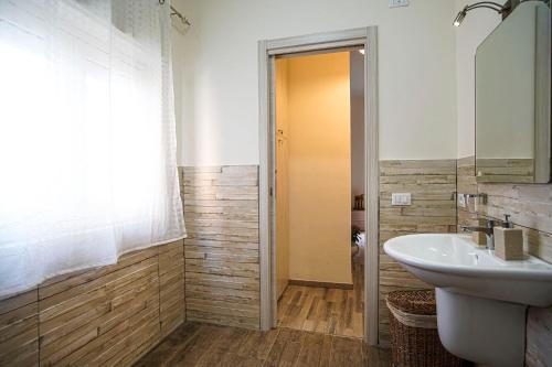 Koupelna v ubytování Casa del Mister
