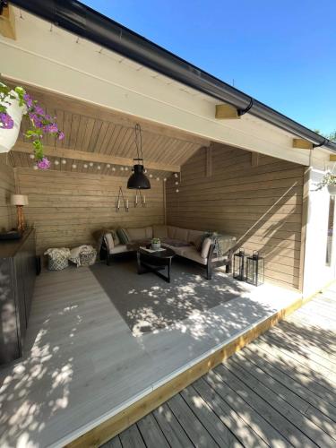 Balkoni atau teres di Sandstad, Lilleby i Trondheim