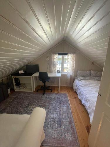 Katil atau katil-katil dalam bilik di Sandstad, Lilleby i Trondheim