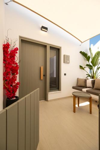 Χώρος καθιστικού στο SunSal Luxury Studios - Sky