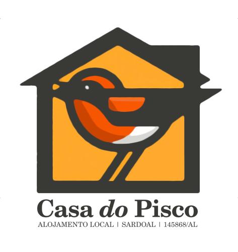 logo d'un oiseau dans une maison dans l'établissement Casa do Pisco, à Sardoal
