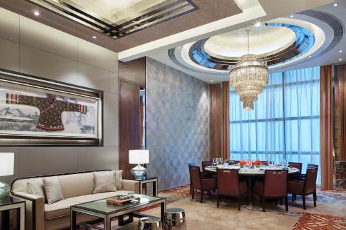 Posezení v ubytování Zhuzhou Marriott Hotel