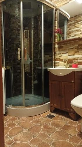 Ένα μπάνιο στο Apartament ELVIRA Băile Herculane