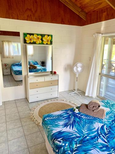 Postel nebo postele na pokoji v ubytování Muri Villas