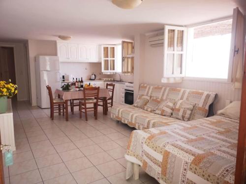 Kuchyň nebo kuchyňský kout v ubytování Apartments Jasu