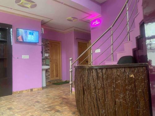 Televisyen dan/atau pusat hiburan di Penthouse Villa