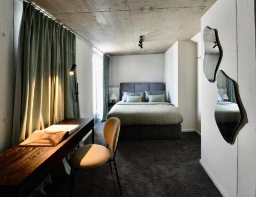 Katil atau katil-katil dalam bilik di High End Attic Flat in the City Centre