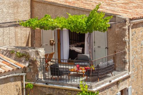 Balkón nebo terasa v ubytování A StALLA MAISON DE VACANCES 6 PERSONNES