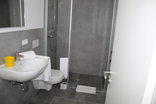 Koupelna v ubytování 1 Zimmerapartment in der Land of Living