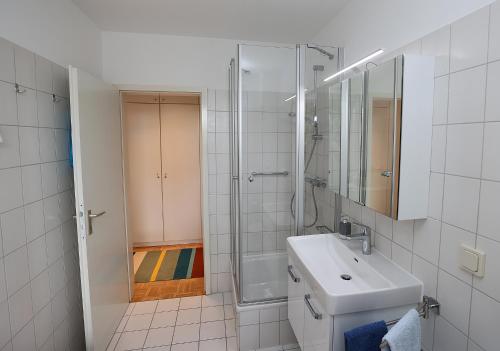 Koupelna v ubytování Ostseeglück