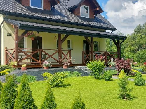 Vonkajšia záhrada v ubytovaní Domek Limba
