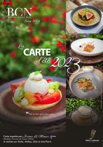 a collage of pictures of food on a plate at Bienvenue Chez Nous in Bergues