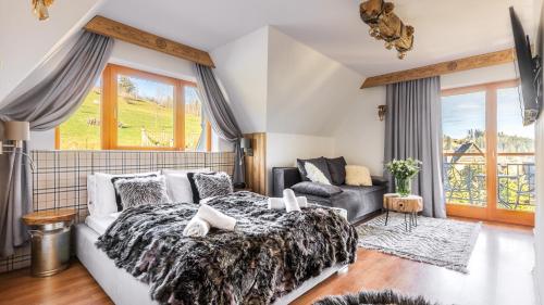 Ένα ή περισσότερα κρεβάτια σε δωμάτιο στο Aparthotel Delta Top