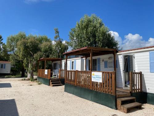 Gallery image of Happy Camp Mobile Homes in Camping Karavomilos Beach in Sami