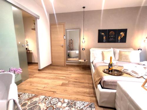 Posezení v ubytování Ti Scialíi Suites Rooms and Relax