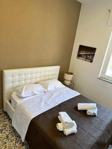 Postel nebo postele na pokoji v ubytování STABILE APARTMENT