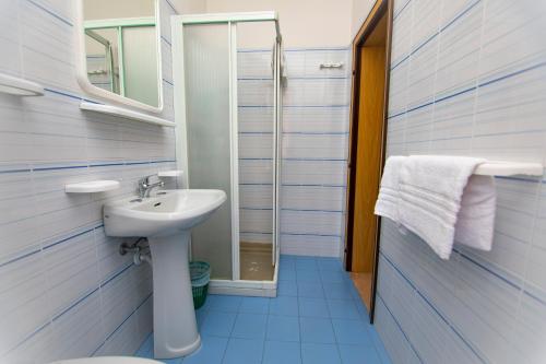 Koupelna v ubytování Hotel Montebello Riccione