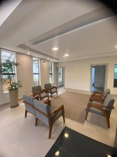 Χώρος καθιστικού στο Ilhéus North Residence
