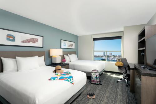 TV a/nebo společenská místnost v ubytování Hyatt House San Juan