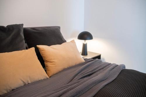 Postel nebo postele na pokoji v ubytování Pärli Apartment/Pearl Apartment