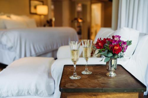 Hotel Estalagem St. Hubertusにあるベッド