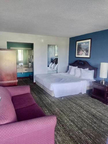 Χώρος καθιστικού στο Travelodge by Wyndham Salisbury MD