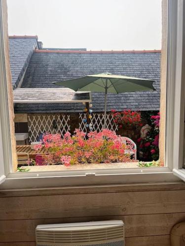 Balkoni atau teres di Maison conviviale 8 personnes, vue mer, animaux acceptés