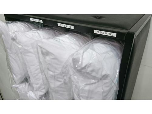 a refrigerator is covered in plastic bags at Hotel Yassa - Vacation STAY 08896v in Mihara