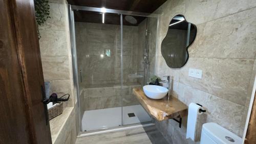 Et badeværelse på Ca Luena