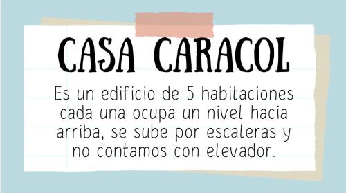 a handwritten inscription of casa caracol in black and white text at Casa Caracol young guesthouse in Guanajuato