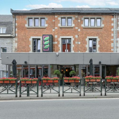 Budova, kde se aparthotel nachází