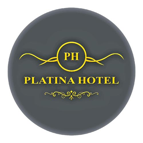 a button with the name of a platinum hotel at Hotel Platina in Juiz de Fora